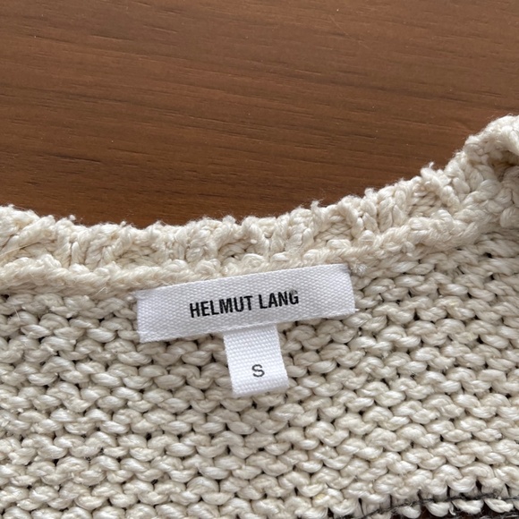 HELMET LANG Knitted Silk and Alpaca-Blend Sweater - Picture 9 of 11